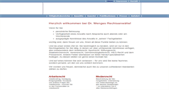 Desktop Screenshot of menges-recht.de